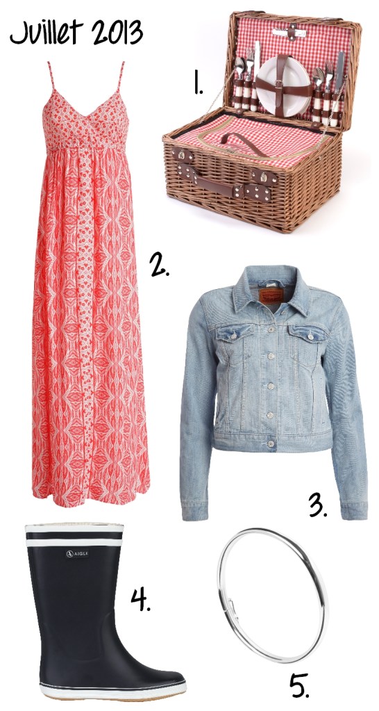 Wishlist Juillet 2013