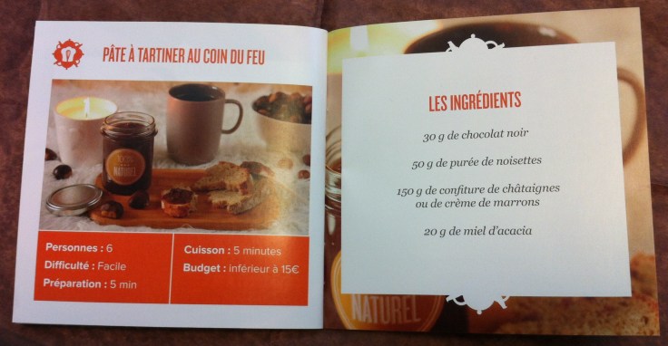 envouthe novembre recette pâte à tartiner