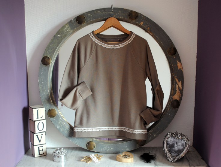 DIY Sweat Dentelle