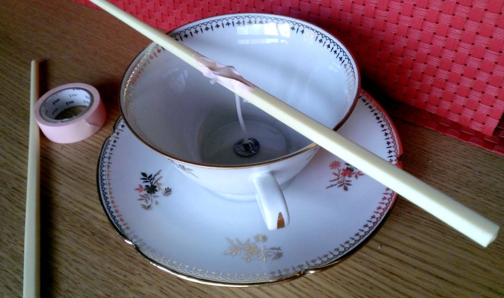 DIY Bougie Tasse - préparation