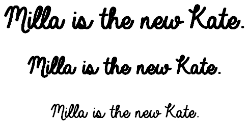 diy body bébé - typo milla