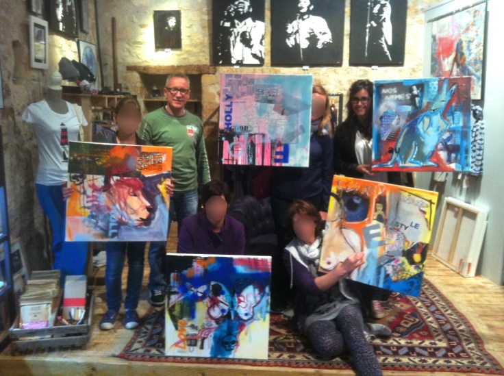 atelier peinture Epicerie d'Art - groupe