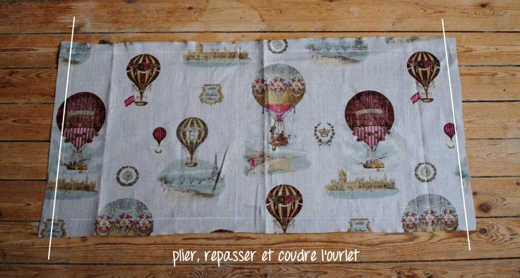 DIY Housse de coussin - ourlet 1