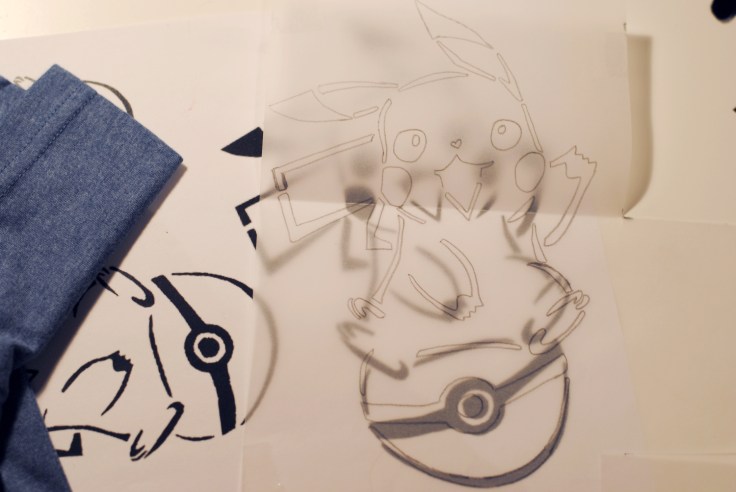 DIY T-shirt Pikachu - 01