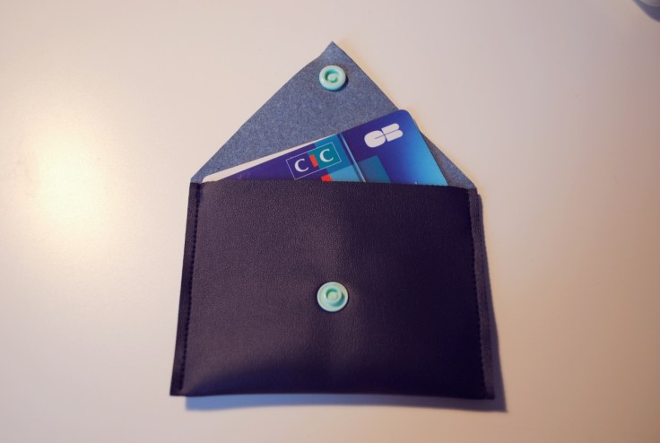 DIY - Porte Carte Simili Cuir Pression Kam - 07