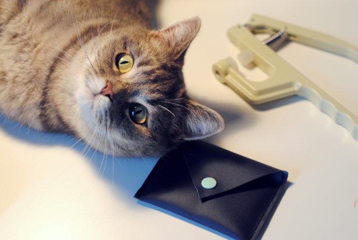 DIY - Porte Carte Simili Cuir Pression Kam - 09