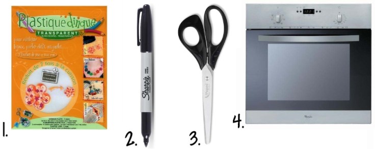 DIY - Test Plastique Dingue - fournitures