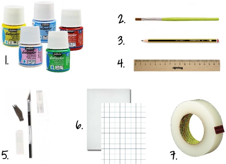 DIY T-shirt Fanions Fournitures