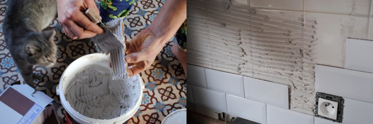 Renover crédence cuisine carrelage metro - 02