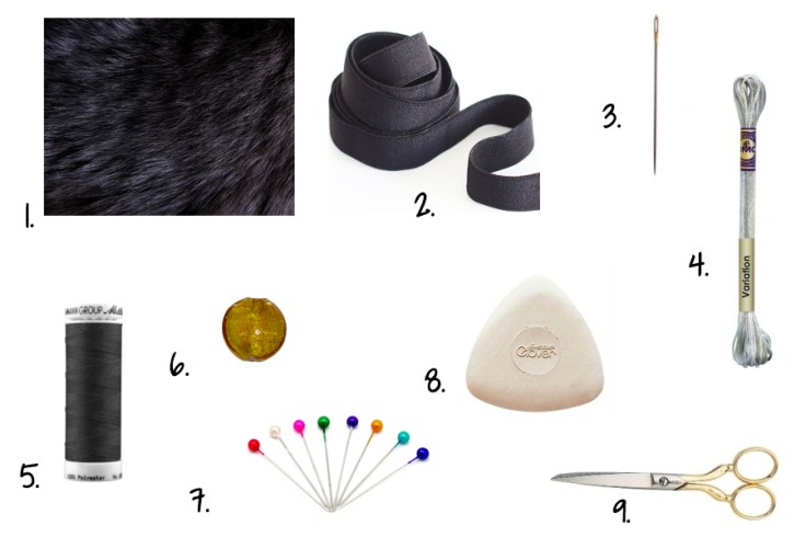 fournitures-masque de nuit