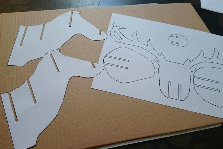 DIY renne en carton 01