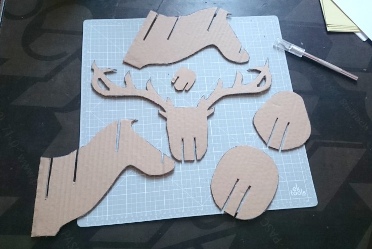 DIY renne en carton 03