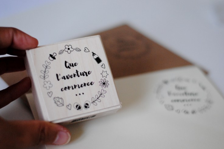 Faire-part naissance Tampon Cachet de cire Aladine 04