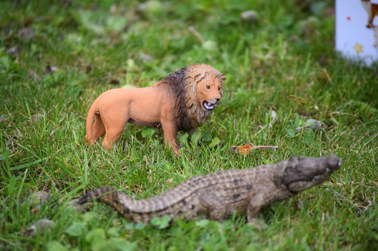 Organiser anniversaire 2 ans - figurine Shleich box anniversaire 02