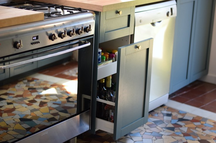 Renovation cuisine ancienne meuble ikea plum kitchen bleu paon 04