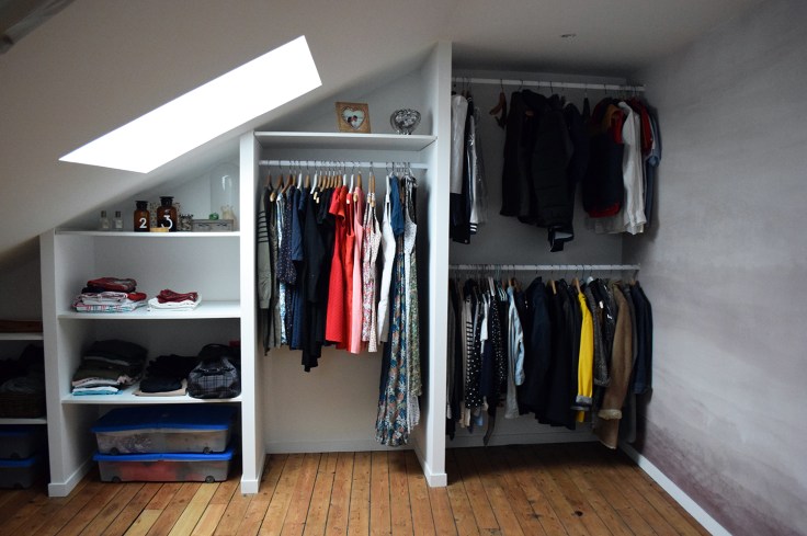 Dressing sous pente papier peint photowall 01